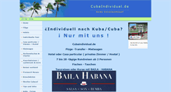 Desktop Screenshot of cubaindividual.de
